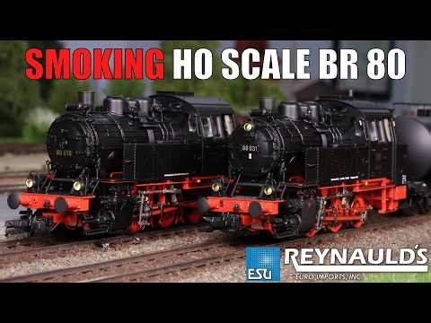 ESU's BR 80 Steam Engine Smokes like the REAL Thing! 🚂