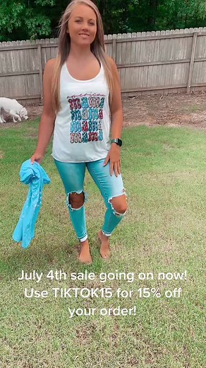 July 4th shirts! Use TIKTOK15 for 15% off your order! #4thofjulyshirts #acidwashtshirts #bleachtiedye #bleachedshirts #4thtanks