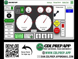 Master the CDL Brake Test with This Realistic Truck Simulator App 🚛 | Practice Anytime, Anywhere!