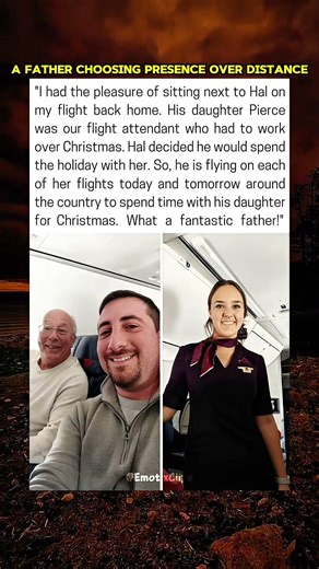 He Spent Christmas Flying Across the Country Just to Be With His Daughter ❤️.