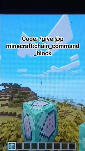 How to get a chain command block minecraft.#minecraft #gaming