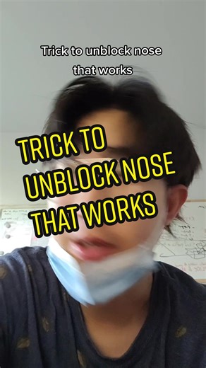 Natural Trick to Unblock a Blocked Nose | Quick Relief