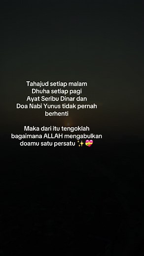 Doa Nabi Yunus & Ayat Seribu Dinar: ALLAH Kabulkan Doa