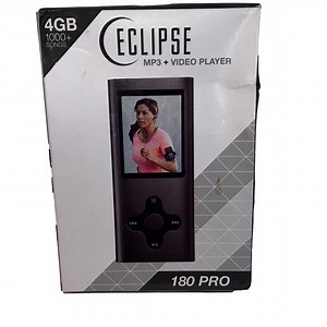 Eclipse Black MP3 & MP4 Player Portable Audio & Video 180 Pro