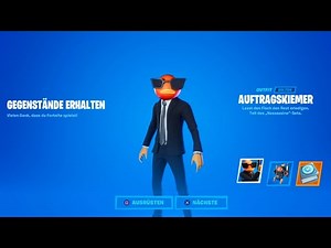 Agent Fishstick Herausforderungen | Fortnite Nassassine Paket Auftragskiemer Skin Gameplay Deutsch