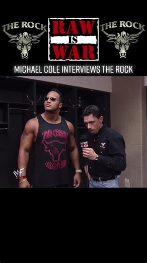 The Rock WWE Interviewer: Michael Cole Interviews The Rock