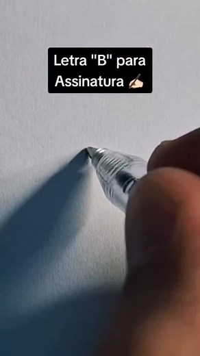 ❤️Letra B Assinatura (Letra B Signature) #assinatura #signature #caligrafia #caligraphy #caligrafiaartistica | Caligrafia Simplificada LTDA