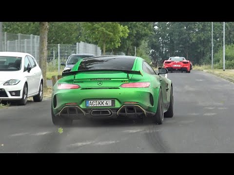 BEST OF Mercedes AMG's Leaving Carmeet 2020 - Burnout, Accelerations, Powerslide, Launch Control Etc