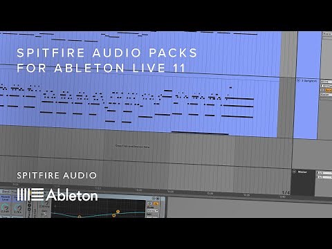 Screenflow Demo: Spitfire Audio Packs for Ableton Live 11