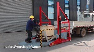 357 reactions · 51 shares | 2t movable load lift, loading and unloading onto container or truck, lift height max 1700mm. Email to sales@nosteclift.com for quotation. #unloadinglift #mobileloadinglift #truckramps ##containerramp #movableloadlift #loadlift | Jinan Nostec Equipment Co.LTD | Facebook