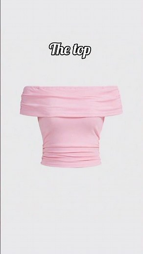 Cute Pink Off Shoulder Top with White Ruffle Mini Skirt | Chic Summer Fashion Outfit#pinktop#fashion