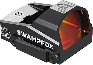 Amazon.com : Swampfox Kingslayer RMR Footprint 1x22 Pistol Dot Sight, Red Circle Dot : Sports & Outdoors
