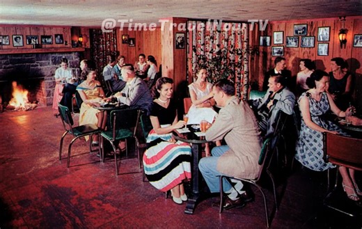 Pocono Mountain Inn Resort Hotel & Restaurant, Cresco Pennsylvania 1950s 1960s 👉 patreon.com/TimeTravelNowTV Vintage Hotel, Old School Cresco, Midcentury Modern Interior Design Decor Furniture, Vintage Retro Fashion, Snow Ski Resort #poconomountains #poconomtns #cresco #1950s #1960s #midcentury #midcenturymodern #vintagehotel #vintagehotels #vintagefashion #vintageclothes #vintageclothing #vintagestyle #oldschool #retro #vintagevibes #retrostyle #retrovibes #vintagedecor #vintageinteriors | Tim
