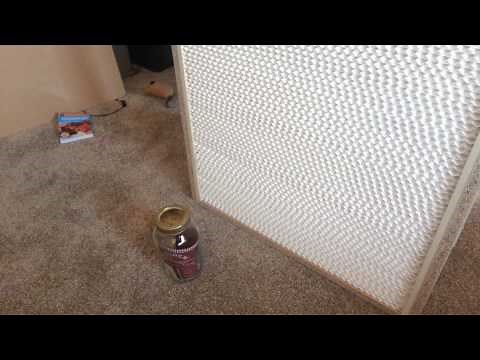 Home made laminar flow hood / wall