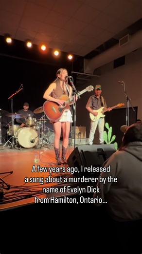 How serendipitous to sing this song in Hamilton! When I learned about Evelyn Dick’s story, I knew I had to write a song to her. Performing in Hamilton was one of the most cathartic feelings! Thank you for everyone for showing up and listening!! AHHH do I ever love playing shows for you all 🩵