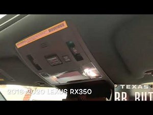 2020 Lexus RX350: How to remove map light overhead console ?