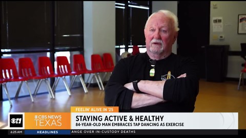 85-year-old man turns to tap dance to stay fit and healthy