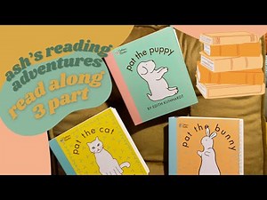Pat The Bunny, Cat, and Dog - 3 book collection read along for kids and babies storytime