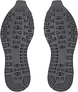 Anti-Slip Rubber Shoe Repair Materials, Full Sole Replacement, Black, 11.8x4.53 in, 0.2 in