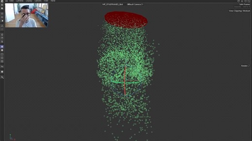 C4D_原生粒子整啤酒泡泡