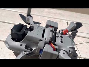 DJI Mini-2 Pompano Rig Drop - Surf Fishing Test #1