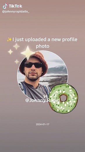 Johnny Rapid: New TikTok Profile Photo Reveal