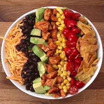 Southwestern Taco Salad Cooking Video