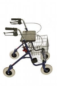 [Hot Item] Bliss Medical Senior Aluminum Rehabilitation Therapy Supplies Walker Rollator with Bag