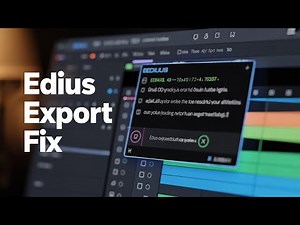 🎉⚙ How to Fix EDIUS Rendering Problems? Edius Expoet Problem FIX || Edius 8 9 X 11 !📊