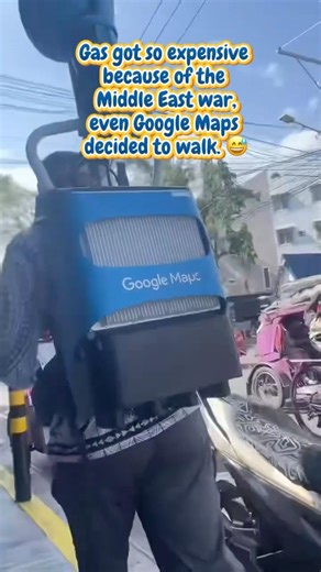 Gas prices are getting crazy! Google Maps decided to walk instead of drive. 🚶