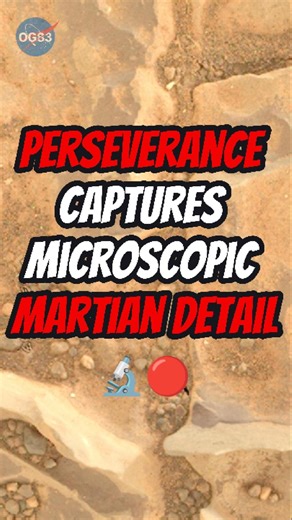 Perseverance Captures Microscopic Martian Detail 🔬🔴 #ourgalaxy83 #mars #shorts