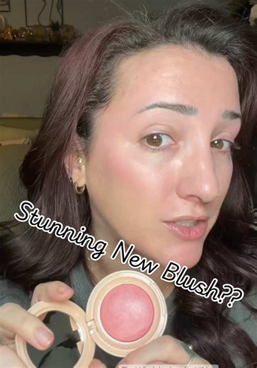 I did not expect this glow blush to go THIS hard. I opened it, touched it once, and immediately had to put it on my bare face because the pigment is actually wild. It feels like a cream but sets like a soft powder and blends like literal butter. This is just on bare skin today, but tomorrow I’m doing a full face with foundation so we can really see how it wears. The shade range is so good, mine is shade 05, and it’s affordable which makes it even more dangerous. If you love high-end looking make