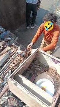 20tons scrap loading by 5men power