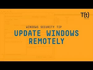 How to perform Windows security updates remotely