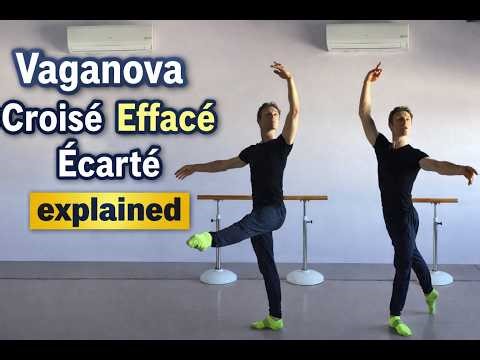 Vaganova Croisé Effacé Écarté tutorial