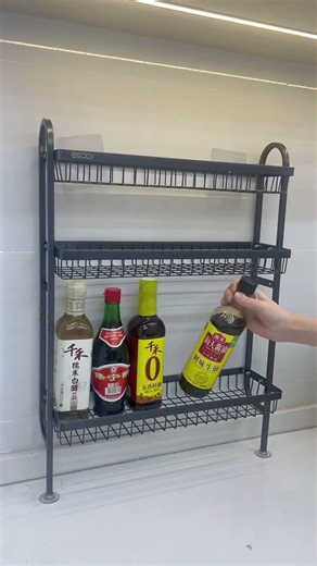 ​"Kitchen Counter Magic: The# Ultimate Space-Saving Rack"#feedshorts Video short