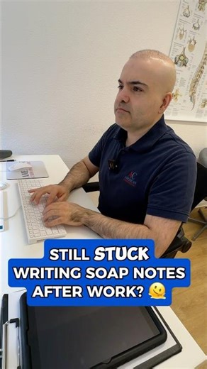 Still stuck writing SOAP notes after work? #chiropractic #massagetherapy #osteopathy #soapnotes