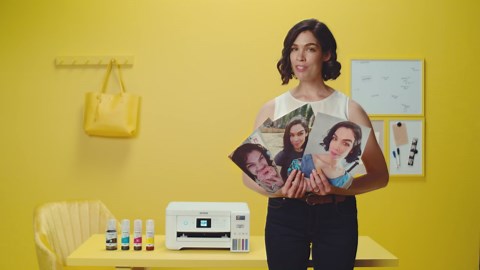 Epson EcoTank ET-2850 Wireless Color All-in-One Cartridge-Free Supertank Printer with Scan, Copy and Auto 2-sided Printing - Black (Renewed)