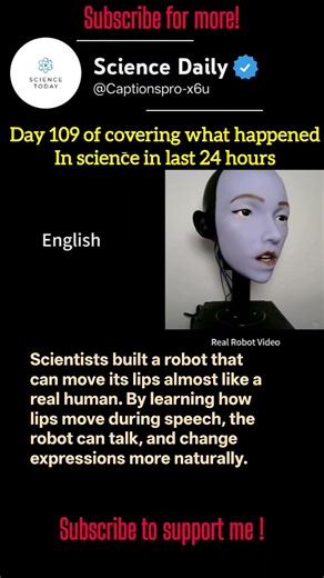 Human-Like Talking Robot #science #shorts