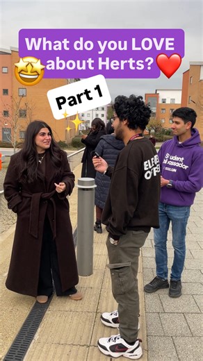 University of Hertfordshire | We sent @hertssu’s SPECS elected officer Nibir and our social media student ambassador Raghav to ask you what you love about Herts… here’s... | Instagram