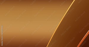 looped footage. Abstract brown, chocolate brown, beige background with dynamic brown 3d lines. 3D animation of beige lines. Modern video background, animated, screensaver, copy space.