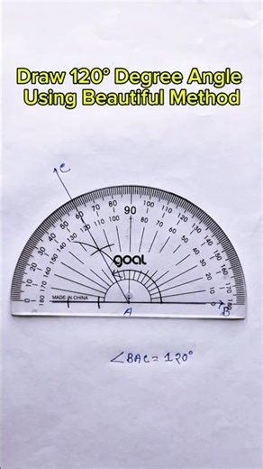 120° Degree Angle Draw Very Easily