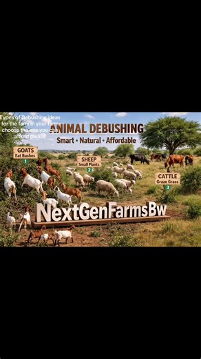 🌿 SMART FARMING AT NextGenFarmsBw 🌿 Instead of wasting bush after clearing land, we turn it into valuable farm resources. Nothing on the farm should go to waste. 🔥 Bush can become biochar to improve soil fertility. 🌱 Bush can become compost to feed crops naturally. 🌾 Bush can become mulch to protect soil and keep moisture. 🐄 Bush can become animal bedding for livestock shelters. At NextGenFarmsBw, we believe in sustainable farming — turning farm challenges into opportunities. 💡 A smart fa
