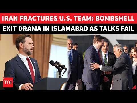 Trump Team’s PUBLIC MELTDOWN In Islamabad, Vance’s Walkout ‘EXPOSES’ Fallout Over Iran War