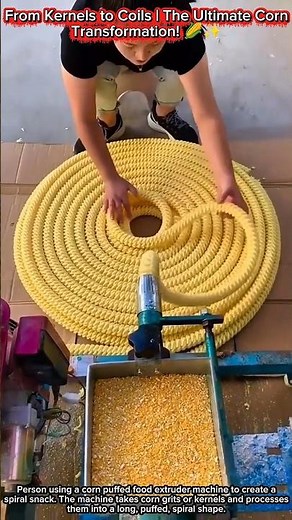 From Kernels to Coils | The Ultimate Corn Transformation! 🌽✨