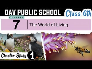 Chapter 7 | The World of Living | Class 6 DAV Science | Chapter Study | (Part 1) 🔥🔥🔥