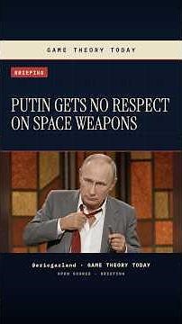 The U.S. Put Weapons In Space and Russia Did Nothing