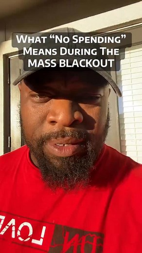 What it looks like to not spend during the time of the blackout #nospending #mb #blockparty #massblackout #spreadtheword #mbo #unity #pushback #together | Blackoutthesystem