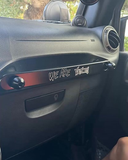 Christmas is around the corner! Get a Jeep owner a gift they will love 🎄🎁🎅 Custom colors and custom engravings available. Just tell us what to write! ◼️Solid Aluminum 🎨Custom Colors 📱Mounts Phones, Tablets, Radios, Etc... What will yours say? Order today and let us know 🔥 | CMM Offroad
