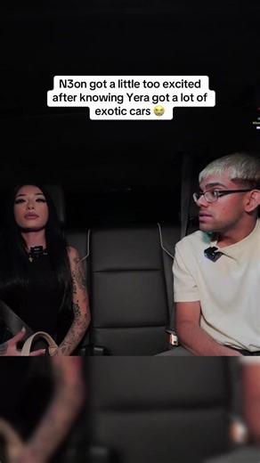 N3on's Excitement Over Yera's Exotic Car Collection